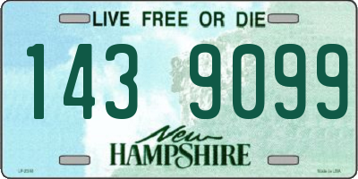 NH license plate 1439099