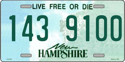 NH license plate 1439100