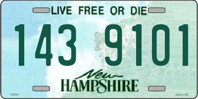 NH license plate 1439101