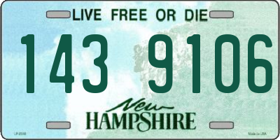NH license plate 1439106