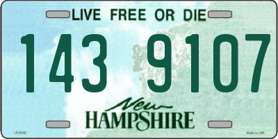NH license plate 1439107