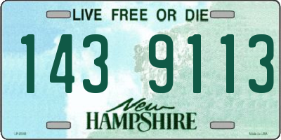 NH license plate 1439113