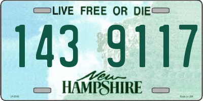 NH license plate 1439117