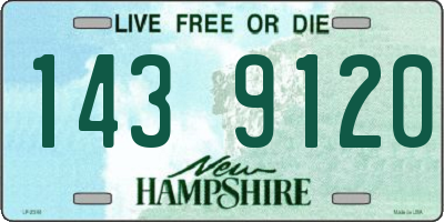 NH license plate 1439120