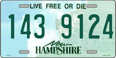 NH license plate 1439124