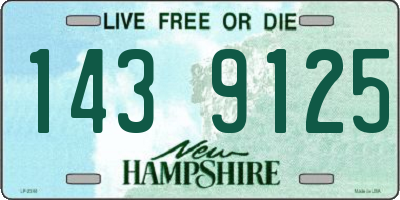 NH license plate 1439125