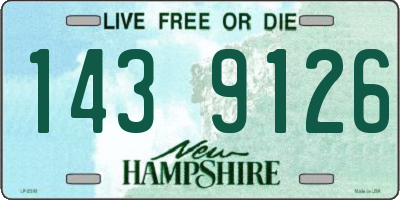 NH license plate 1439126