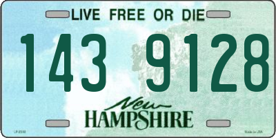 NH license plate 1439128