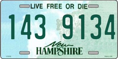 NH license plate 1439134