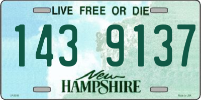 NH license plate 1439137
