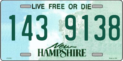 NH license plate 1439138