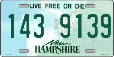 NH license plate 1439139