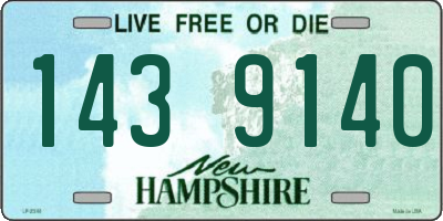 NH license plate 1439140