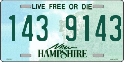 NH license plate 1439143
