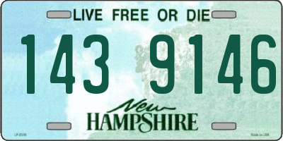 NH license plate 1439146