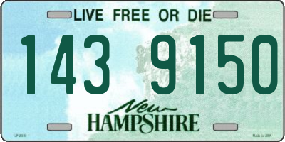 NH license plate 1439150