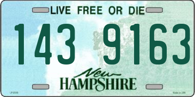 NH license plate 1439163