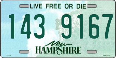 NH license plate 1439167