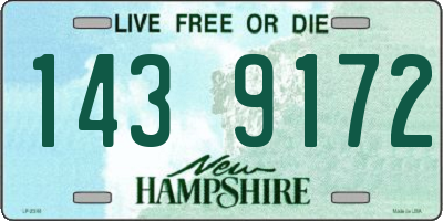 NH license plate 1439172