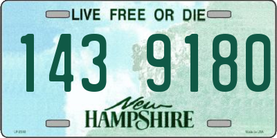 NH license plate 1439180