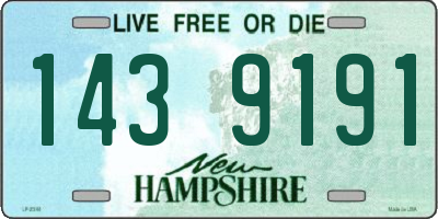 NH license plate 1439191