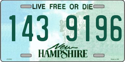 NH license plate 1439196