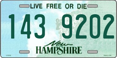 NH license plate 1439202