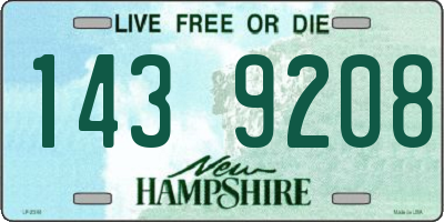 NH license plate 1439208