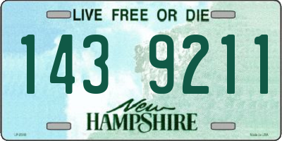 NH license plate 1439211