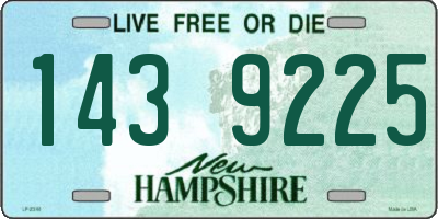 NH license plate 1439225