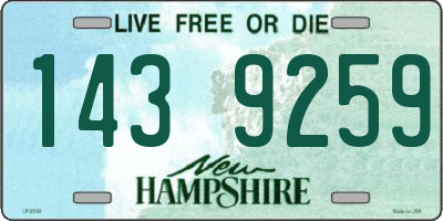 NH license plate 1439259