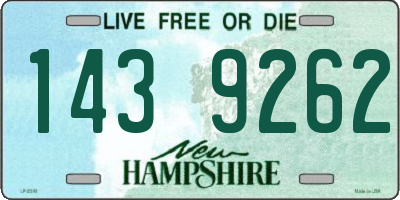 NH license plate 1439262