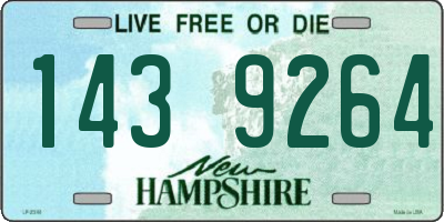 NH license plate 1439264
