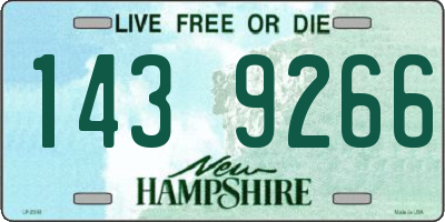 NH license plate 1439266