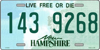 NH license plate 1439268