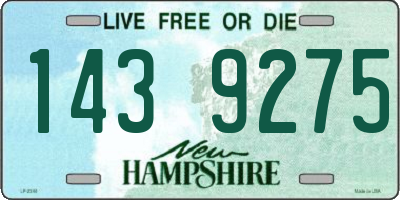 NH license plate 1439275