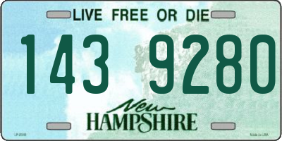 NH license plate 1439280