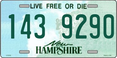 NH license plate 1439290