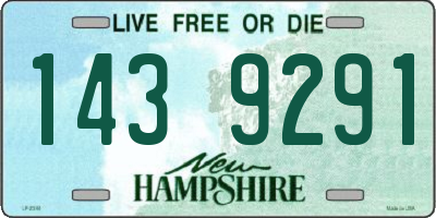 NH license plate 1439291