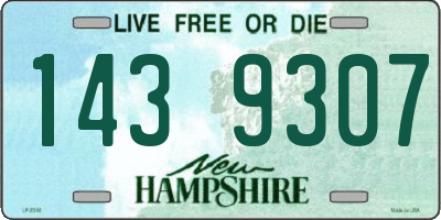 NH license plate 1439307