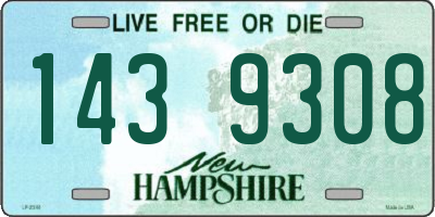 NH license plate 1439308
