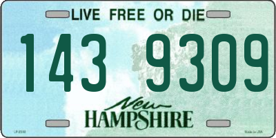 NH license plate 1439309