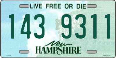 NH license plate 1439311