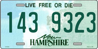 NH license plate 1439323