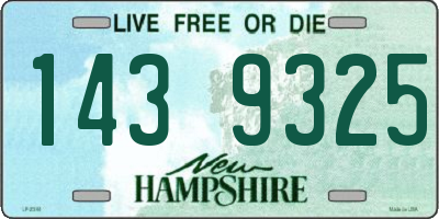 NH license plate 1439325