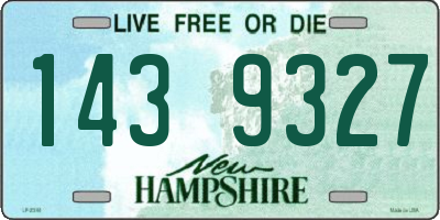 NH license plate 1439327