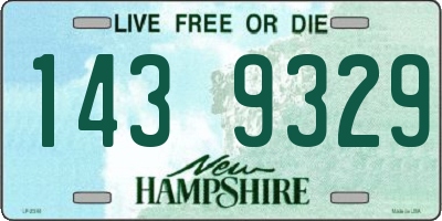 NH license plate 1439329