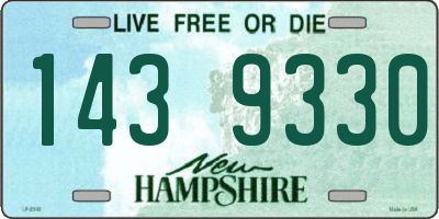 NH license plate 1439330