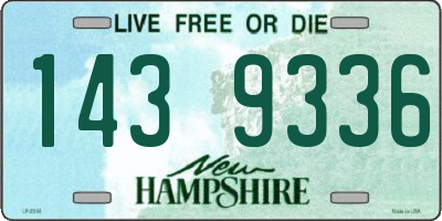 NH license plate 1439336
