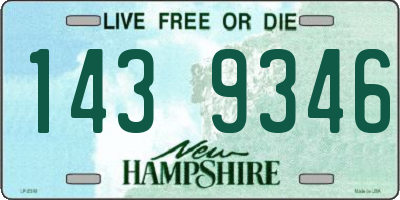 NH license plate 1439346